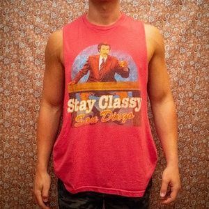 Anchorman Stay Classy San Diego Tank Top